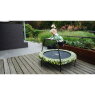 EXIT Tiggy Junior trampoline with bar ø140cm - black/green