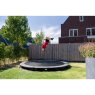 EXIT Elegant Premium ground sports trampoline ø366cm - black