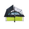 EXIT Lime pool 220x150x65cm with filter pump and dome and canopy - green