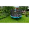 EXIT Elegant trampoline ø253cm with Economy safetynet - blue