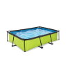 EXIT Lime pool 300x200x65cm with filter pump - green