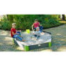 EXIT Aksent wooden sandpit hexagon 200x170cm