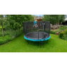 EXIT Elegant Premium trampoline ø305cm with Deluxe safetynet - blue