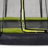 EXIT Silhouette ground trampoline 244x366cm with safety net - green