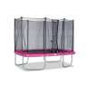 EXIT Twist trampoline 214x305cm - pink/grey