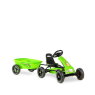 EXIT Foxy Green pedal go-kart with trailer - green