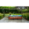 EXIT Stone pool 300x200x65cm with filter pump - grey