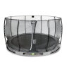 EXIT Elegant ground trampoline ø366cm with Economy safety net - grey