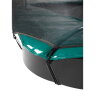 EXIT Supreme ground level trampoline ø366cm with safety net - green