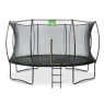 EXIT Silhouette trampoline ø366cm with ladder - black