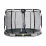 EXIT Elegant Premium ground trampoline ø305cm with Deluxe safety net - grey