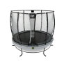 EXIT Elegant Premium trampoline ø253cm with Deluxe safetynet - grey