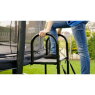 EXIT trampoline platform with ladder for frame height of 65-80cm