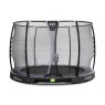 EXIT Elegant Premium ground trampoline ø305cm with Deluxe safety net - black