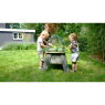 EXIT Aksent planter table L with greenhouse and gardening tools