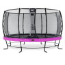 EXIT Elegant Premium trampoline ø427cm with Deluxe safetynet - purple