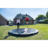 EXIT Silhouette ground sports trampoline ø427cm - black