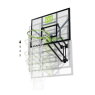 EXIT Galaxy wall-mounted basketball backboard - green/black