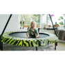 EXIT Tiggy Junior trampoline with bar ø140cm - black/green