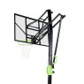 EXIT Galaxy basketball backboard for installing on ground - green/black