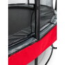 EXIT Elegant Premium trampoline ø427cm with Deluxe safetynet - red