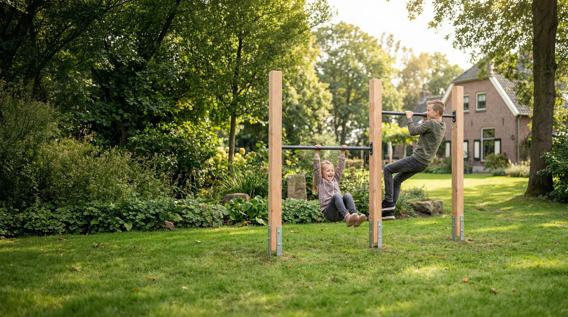 Strong Douglas wood and a natural look